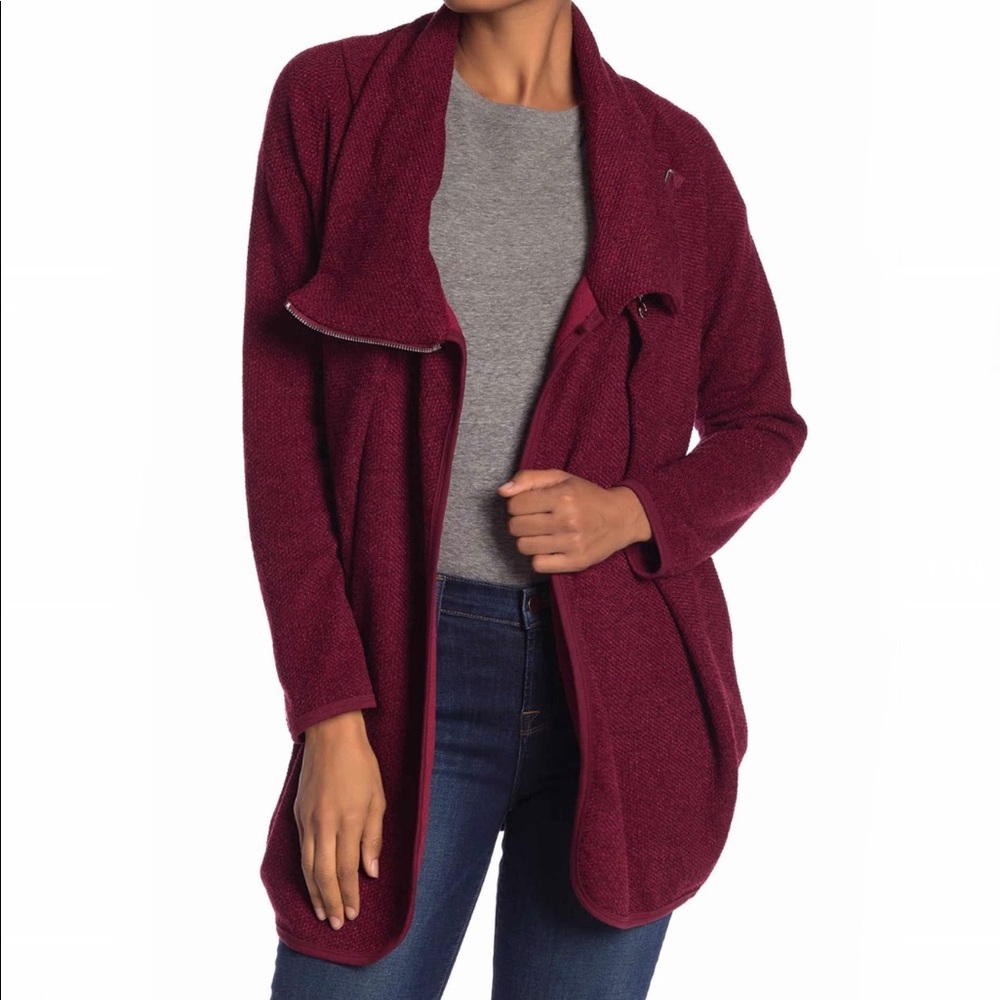 NWT Papillion ZIP Front Wrap Jacket - Size S